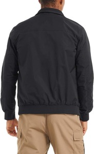 Fashion Autumn Unisex Bomber Jacket-Solid Color Casual Waterproof Eco-Friendly with Customized Color & Logo - Product Image 3
