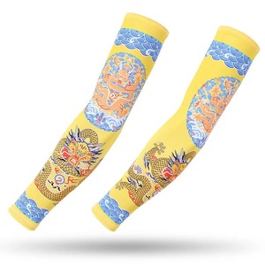 Calentadores de Brazos Deportivos para Juegos, Manga Protectora con Diseño de Tatuaje, Protector de Codo para Correr, Cubre Brazos - Product Image 2