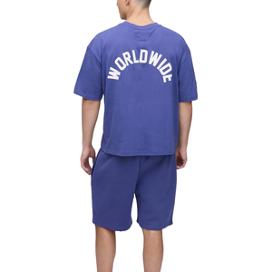 Premium Personnalisé Hommes Vintage Lavé À L'acide Lavage Sweat Shorts T-shirts et Shorts Ensemble pour Hommes Shorts Ensemble Lavage À L'acide Ensembles Pour Hommes - Product Image 6