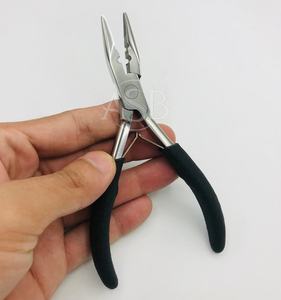 Pince d'extension de cheveux en acier inoxydable à deux trous avec logo personnalisé de haute qualité outils de suppression en gros - Product Image 1