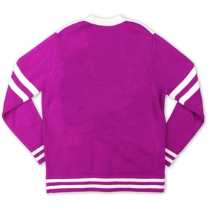 Collage Unisex Custom Winter School Uniform V-Neck <b>Cardigan</b> OEM Casual Long Sleeve - Product Image 4