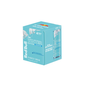Boisson énergisante Red Bull Winter Edition, poire et cannelle, 8.4 floz, 4 canettes - Product Image 1