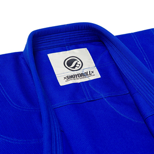 Kimono de BJJ Azul para Competición Tonal 2026, Karate, Alta Calidad, 100 Gramos, 100% Algodón, Colores Personalizados, Logotipo Frontal Elástico - Product Image 5