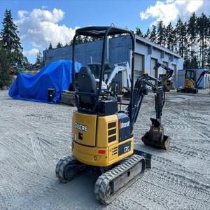 John for Deere 17G รถขุดขนาดมินิ, รถขุดขนาดกะทัดรัดสำหรับงานก่อสร้างภูมิทัศน์ที่มีความแม่นยำสูง - Product Image 3