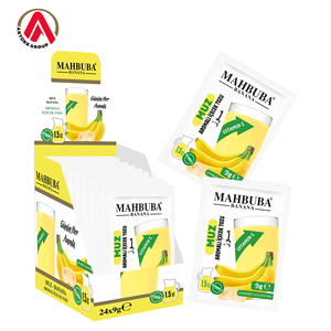 Bebida Fría Instantánea en Sobres con Sabor a Plátano, Piña y Zanahoria, Paquete de 9gr, 24 Unidades, Vitamina C, Sabor Refrescante - Product Image 1