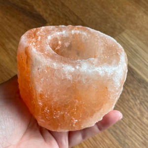 Fully Custom Made Size Himalayan Salt <b>Candle</b> Holder Premium Quality Natural <b>Pink</b> Salt Himalayan Salt <b>Candle</b> Holders - Product Image 5