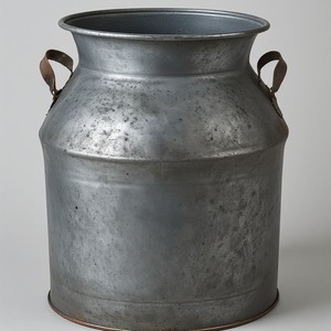 ถังนมชุบสังกะสีแบบพรีเมี่ยมบ้านฟาร์มที่สร้างแรงบันดาลใจสำหรับใช้ตกแต่งกลางแจ้งในบ้านห้องครัวสวน - Product Image 3