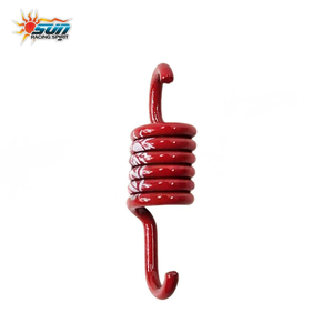 Embrague de Carreras CVT para Motocicleta SUN Racing CLICK/PCX Taiwan 1500 RPM, Resorte de Liberación de Embrague, Nuevo, 3 Piezas/Juego, Hecho de Acero Rojo - Product Image 3