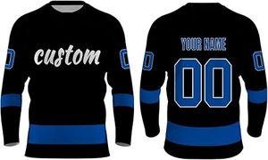Le plus populaire concevez votre propre logo uniforme de hockey sur glace grande taille pour adulte - Product Image 4