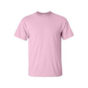 Beige 300g Camiseta de manga corta de algodón pesado Verano Cuello redondo Camisa suelta y base para hombres Mujeres Camiseta básica - Product Image 1