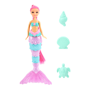 卸売14インチリアルなかわいい人形環境保護子供のおもちゃのための素敵な人魚人形 - Product Image 1