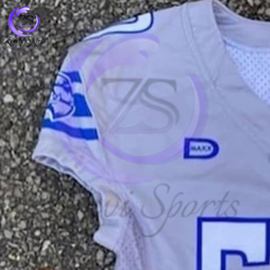 Uniforme de football américain de haute qualité avec maillot et pantalon d'équipe personnalisés, sublimation, tissu en maille respirant par Zimvi Sports - Product Image 3