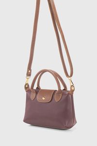 Burgundy กระเป๋าถือหรูหราสำหรับผู้หญิงกระเป๋าสะพายไหล่หนัง PU แบรนด์ดังปรับแต่งได้กระเป๋าแฟชั่นมีสไตล์ - Product Image 2