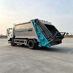New Tri-Ring Chuangke Compressed Garbage Truck Optional Left & Right Hand Drive Euro Emission Standard Rear Loader Waste Compact - Product Image 6