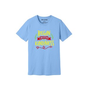 Camiseta informal de algodón 100% 3D Kindness Themes Print 12 opciones de color 160-180 Heavy GSM Diseño personalizable Logotipo de colocación - Product Image 5