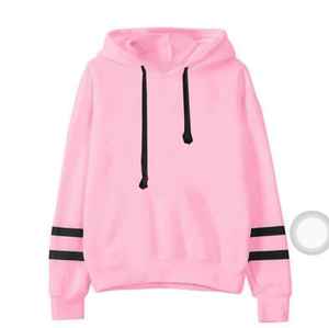 เสื้อสวมหัวสีพื้นสำหรับผู้หญิงเสื้อสเวตเตอร์มีฮู้ดแนวสตรีทวอล์คเกอร์ใส่ฤดูใบไม้ร่วงฤดูหนาว - Product Image 5