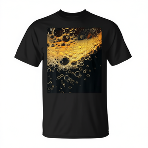 Camiseta Promocional con Fotografía Macro de Espuma de Cerveza - Product Image 2