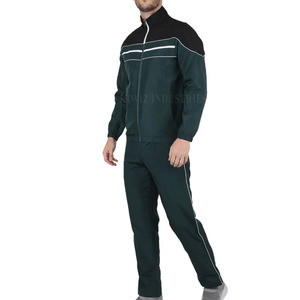 Chándal Deportivo de Invierno para Hombre, Talla Grande, con Cierre, de Alta Calidad, Transpirable, 100% Algodón, para Entrenamiento en el Gimnasio, Venta al Por Mayor OEM - Product Image 2