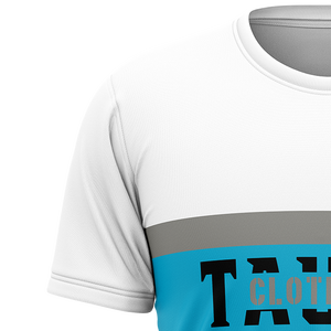 Camiseta negra de moda para hombre, diseño de impresión de logotipo personalizado, Camiseta de algodón de talla grande, camiseta personalizada a la moda para hombre - Product Image 3