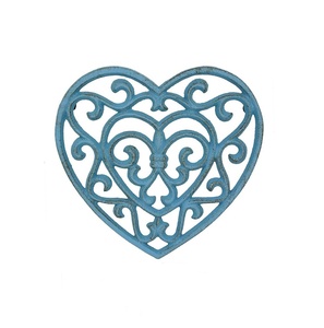 Antique Color Aluminum <b>Kitchen</b> <b>Trivet</b> Heart Design Metal Table Decorative & Accessories for <b>Kitchen</b> Industry Trending Products - Product Image 1