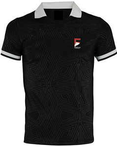 Camiseta de Golf con estampado bordado de logotipo personalizado INTERNACIONAL DE Fizzan, Polo de manga corta de secado rápido para hombres y mujeres, camisetas de Golf lisas - Product Image 3