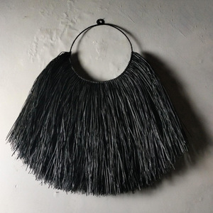 Art en herbe de mer pour la décoration de la maison, décoration suspendue en paille de raphia tissée, décoration murale en herbe de mer - Product Image 5