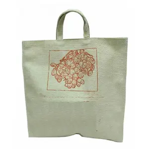 Beautifully Designed Embroidered Bags Made from PolyPropylene Woven Fabric Laminated Jute Bag for Girls and Women