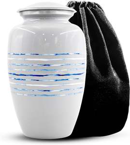 โกศใส่ศพทำจากอะลูมิเนียมขนาดใหญ่สำหรับผู้ใหญ่ที่เก็บขี้เถ้า - Product Image 3