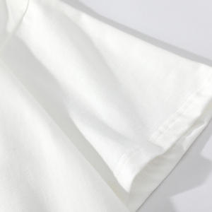 เสื้อยืดผ้าฝ้าย100 220 GSM สำหรับผู้ชายเสื้อยืดพิมพ์ลายสกรีนเสื้อยืดโอเวอร์ไซส์โชว์ไหล่ - Product Image 4