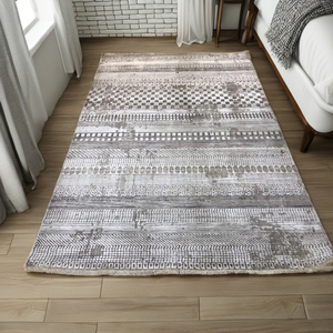 Alfombra de lote curvada a mano de alta calidad Goldenmoon Home Area Alfombra Durable Doble Schling Poliéster Alfombra suave Versátil Hecho en Turquía - Product Image 5