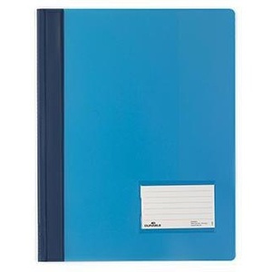 DURABLE DURALUX TRANSLUCENT <b>A4</b> PVC FILE <b>FOLDER</b> ACCESSORY-BLUE - Product Image 1