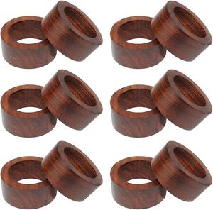 Wholesale Price Napkin <b>Ring</b> Resin & <b>Wood</b> Napkin <b>Rings</b> Kitchen Napkin <b>Ring</b> Supplier Wedding Hotel Supplies Home Table Decoration - Product Image 3