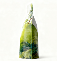 Pochette debout en feuille personnalisée avec fermeture éclair pour l'emballage alimentaire, sacs à collations, vente en gros, pochette réutilisable personnalisée imprimée