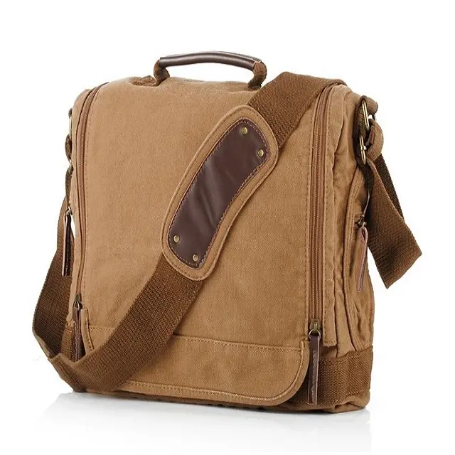 Custom Business Briefcase Men's Messenger Bag Male Handbags Travel bags Large Size Multifunctional Casual Canvas Bag