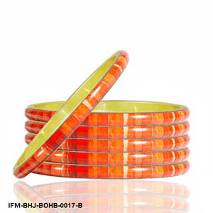 Handcrafted Natural Horn and Polished Brass <b>Bangle</b> <b>Bracelet</b> Ethnic Inlay Boho Jewelry for Women - Product Image 2