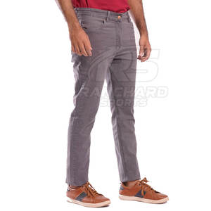 กางเกงยีนส์สั่งทำขายส่ง กางเกงยีนส์สีพื้น ผลิตจากผ้ายีนส์คุณภาพดีที่สุดสำหรับผู้ชาย - Product Image 5