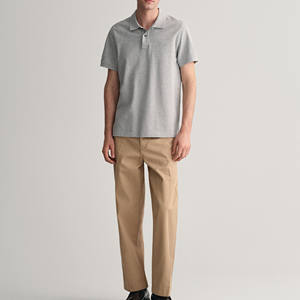 Polo en coton 100% OEM 2026, unisexe, broderie personnalisée, polos à manches courtes de qualité supérieure - Product Image 4