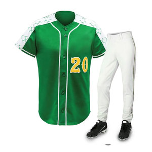 Uniforme de Béisbol Bordado Personalizado de Marca de Alta Gama al por Mayor de Fábrica - Product Image 4