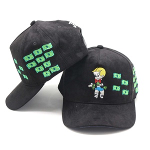 หมวกเบสบอลหนังนิ่มปักลาย Gorras 5แผงหมวกสไตล์อเมริกันสำหรับทุกเพศกันน้ำ - Product Image 4