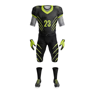 Diseño de hombro de ajuste de fuerza con comodidad de panel de malla para el máximo rendimiento del juego en forma de camiseta de fútbol americano - Product Image 4