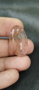 หินควอทซ์คริสตัลทับทิมธรรมชาติอัญมณีสังเคราะห์สีทองแบบหลวมคุณภาพสูงสำหรับการทำเครื่องประดับ - Product Image 4