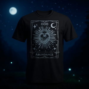 T-Shirt Numerologia dell'Abbondanza Numero Personale 888 Design Croce Invertita Numero Angelico 888 per Stile Personale o Idea Regalo - Product Image 3