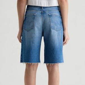 กางเกงขาสั้นผ้าแคนวาสสีกลางเอวระบายอากาศสำหรับผู้หญิงใส่ในฤดูร้อนแห้งเร็วเป็นมิตรกับสิ่งแวดล้อม - Product Image 2