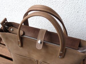 Sac fourre-tout en cuir véritable de luxe pour femmes, usage quotidien, fait main, marque personnalisée LTB-0032 - Product Image 6
