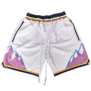 Pantalones cortos de malla de secado rápido de calidad profesional para hombre, estilo informal de algodón 100% para entrenamiento, gran oferta, estampado personalizable - Product Image 3