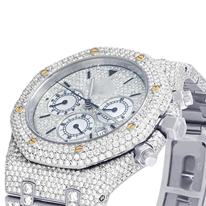 Reloj presidencial Iced Out Moissanite | Diseño de esqueleto VVS de lujo | Venta al por mayor aprobada - Product Image 6