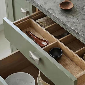 Poignées de meubles rectangulaires contemporaines en alliage de zinc, argentées, pour tiroirs de commode, boutons pour armoires de cuisine et placards de chambre - Product Image 6