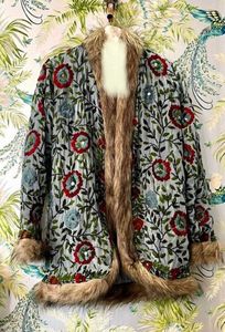 Abrigo de Cachemira de talla grande para mujer, abrigo cálido con cinturón de moda, abrigos largos de lana con capucha, zorro Vintage, nuevo diseño - Product Image 2