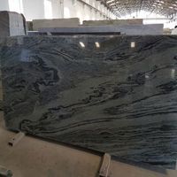 Grande dalle de marbre noir indien exotique poli, durable, naturel, imperméable, pour façade de bâtiment commercial, villa, maison