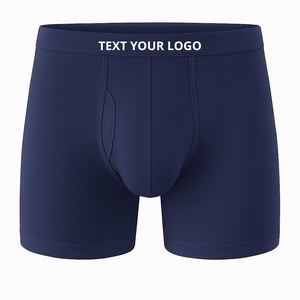 Ready To Ship Boxers For <b>Men</b> High Quality Mid-Waist Man Briefs 4-Way Stretch Fabric Custom Sizes <b>Mens</b> Boxers <b>Underwear</b> Factory - Product Image 2
